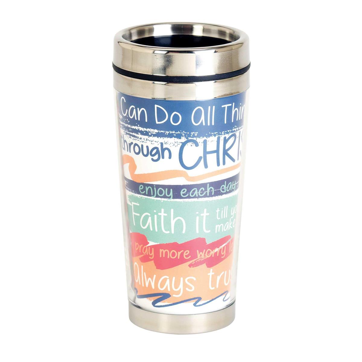 Travel Mug I Can Do All Things 16 oz by Dicksons