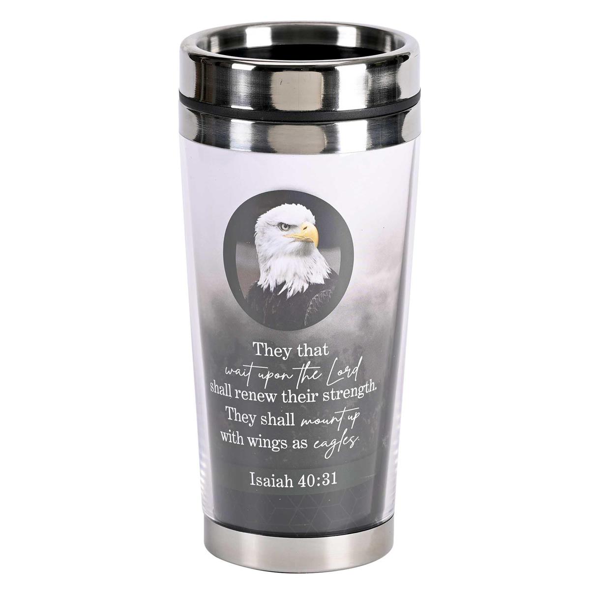 Travel Mug Eagle Isaiah 40:31 16 oz by Dicksons