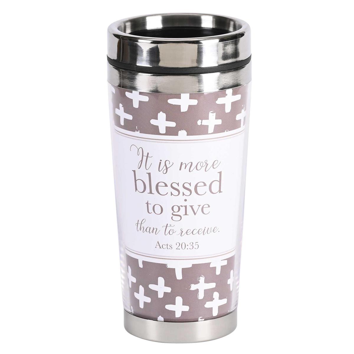 Travel Mug It Is More Blessed To Give by Dicksons
