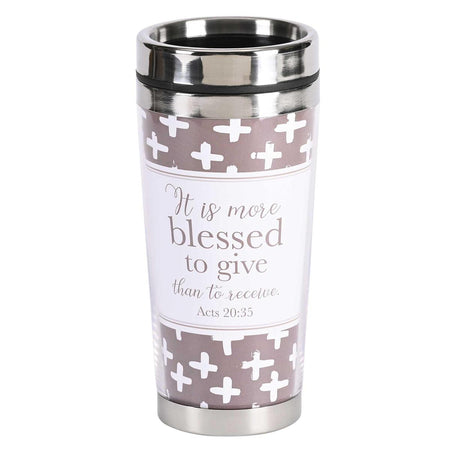 Travel Mug It Is More Blessed To Give by Dicksons