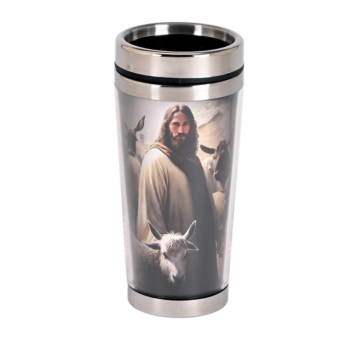 Travel Mug Psalm 23 16 oz (SSMUG-382) by Dicksons
