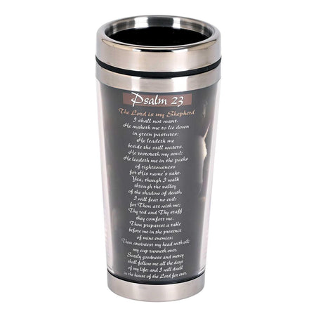 Travel Mug Psalm 23 16 oz (SSMUG-382) by Dicksons, product view 2
