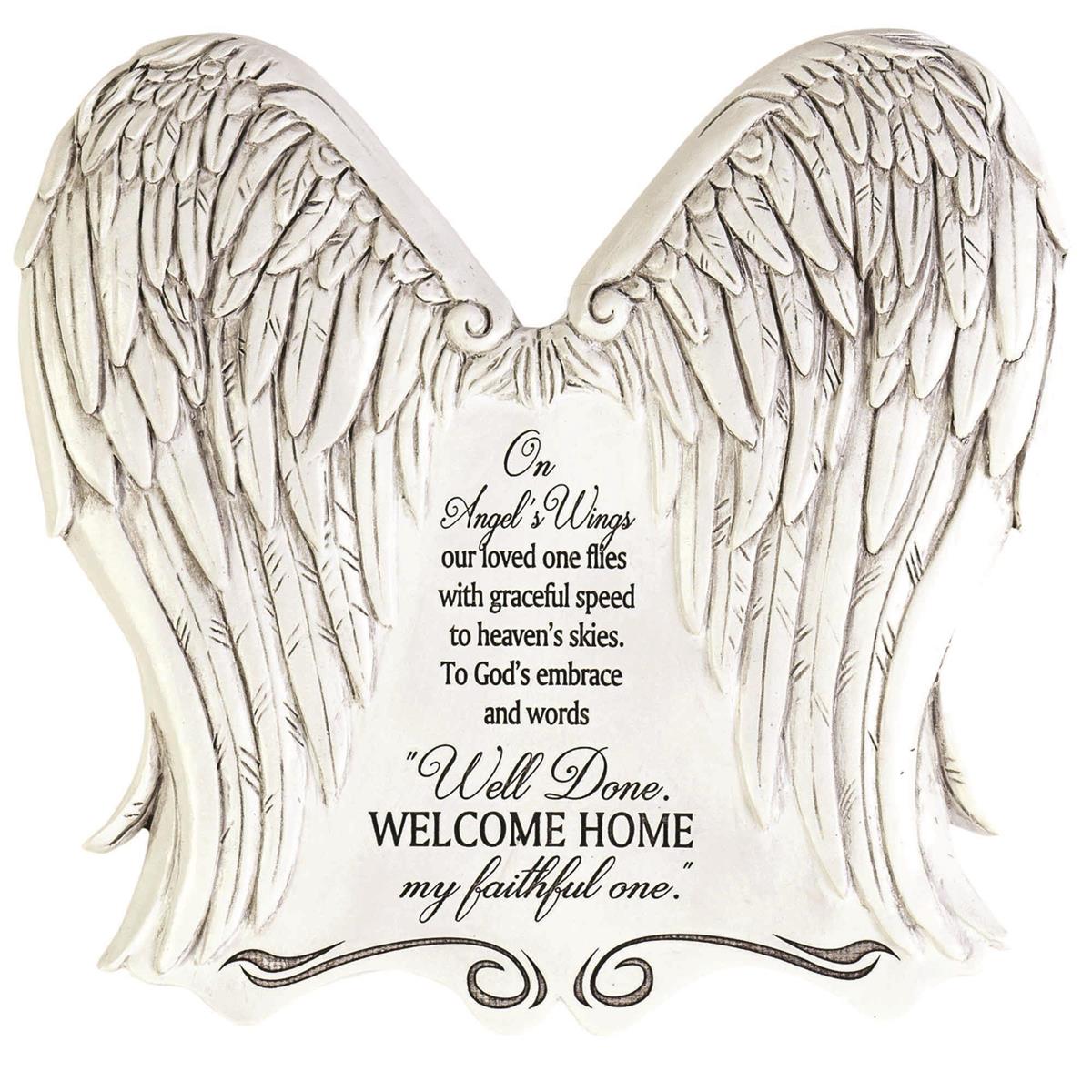 Garden Stone Angels Wings Resin by Dicksons