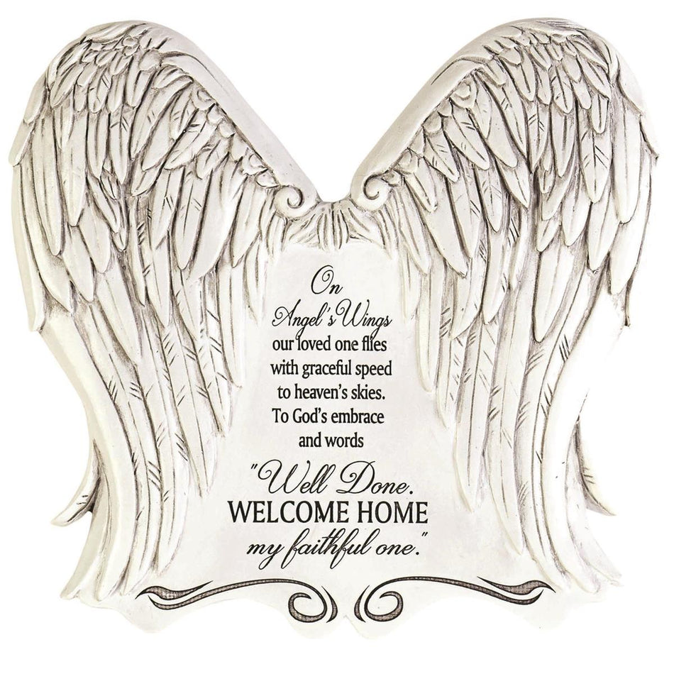 Garden Stone Angels Wings Resin by Dicksons