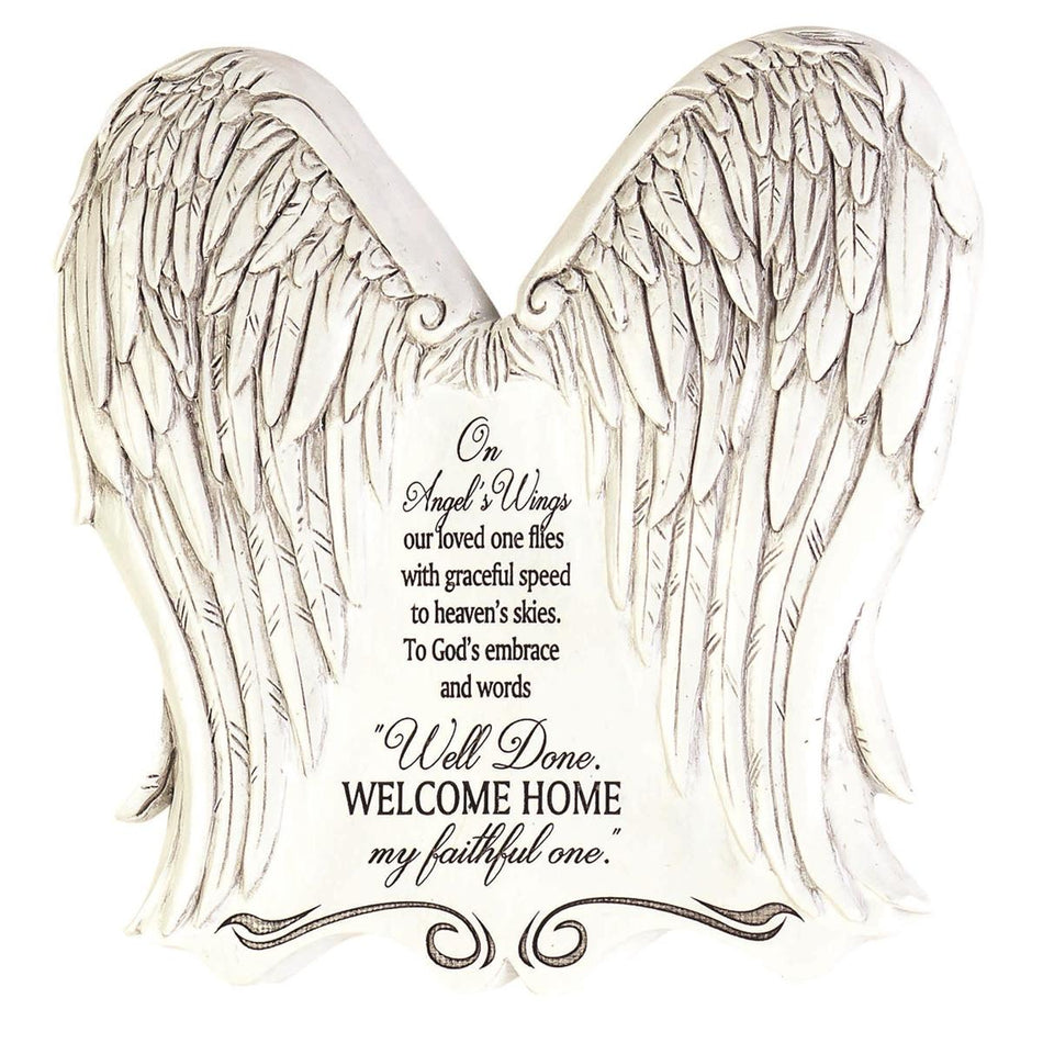 Garden Stone Angels Wings Resin by Dicksons, product view 2