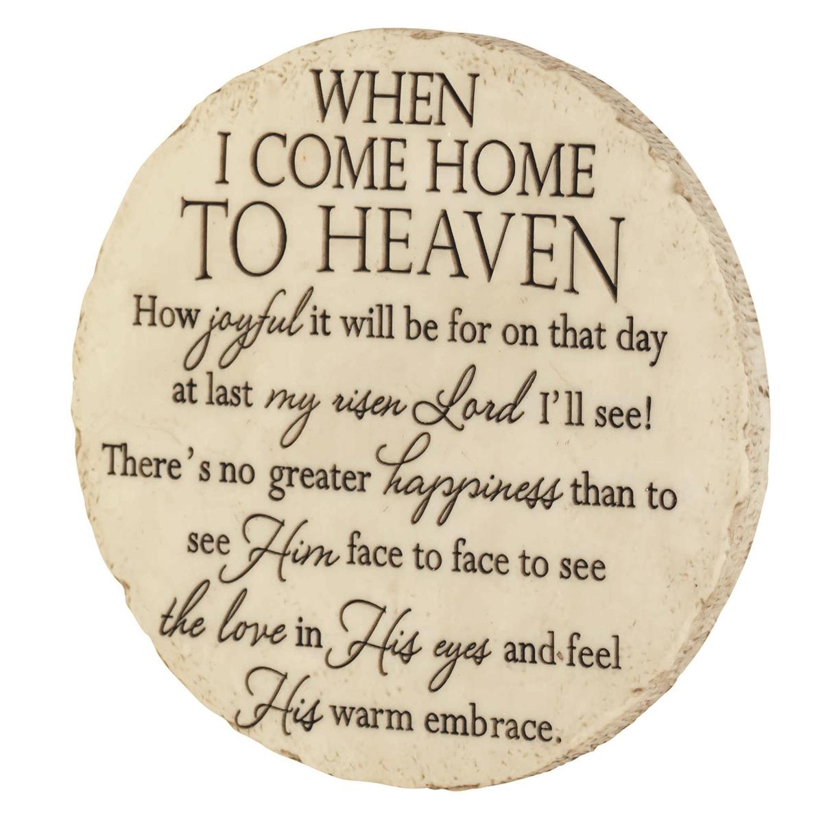 Stepping Stone When I Come Home Resin by Dicksons