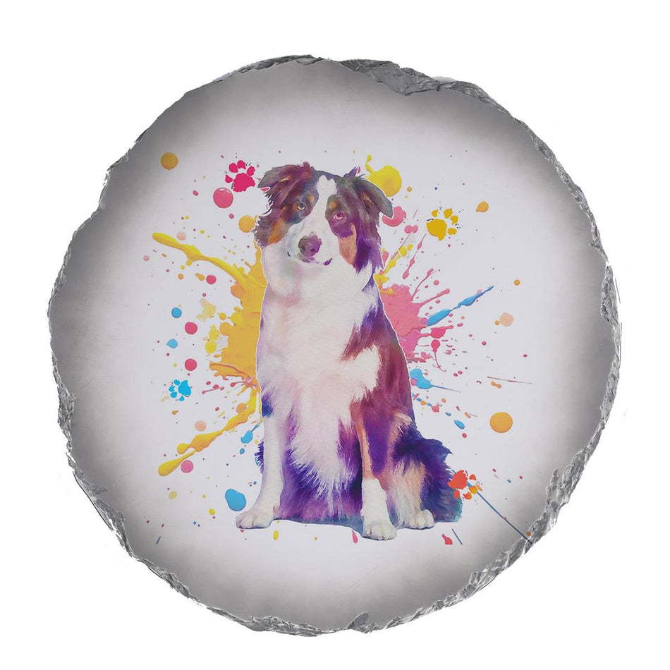 Garden Stone Australian Shepherd Paint by Dicksons