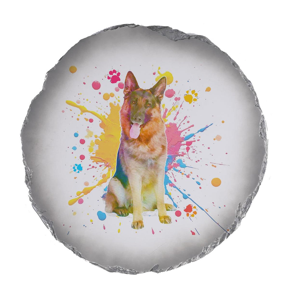 Garden Stone German Shepherd Paint by Dicksons