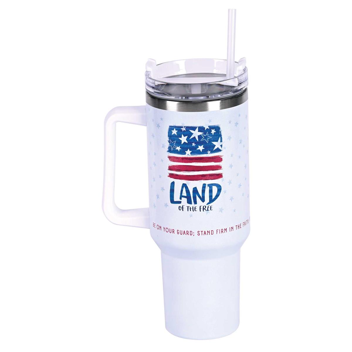 Tumbler Land Of The Free Home 40 Oz by Dicksons, product view 2