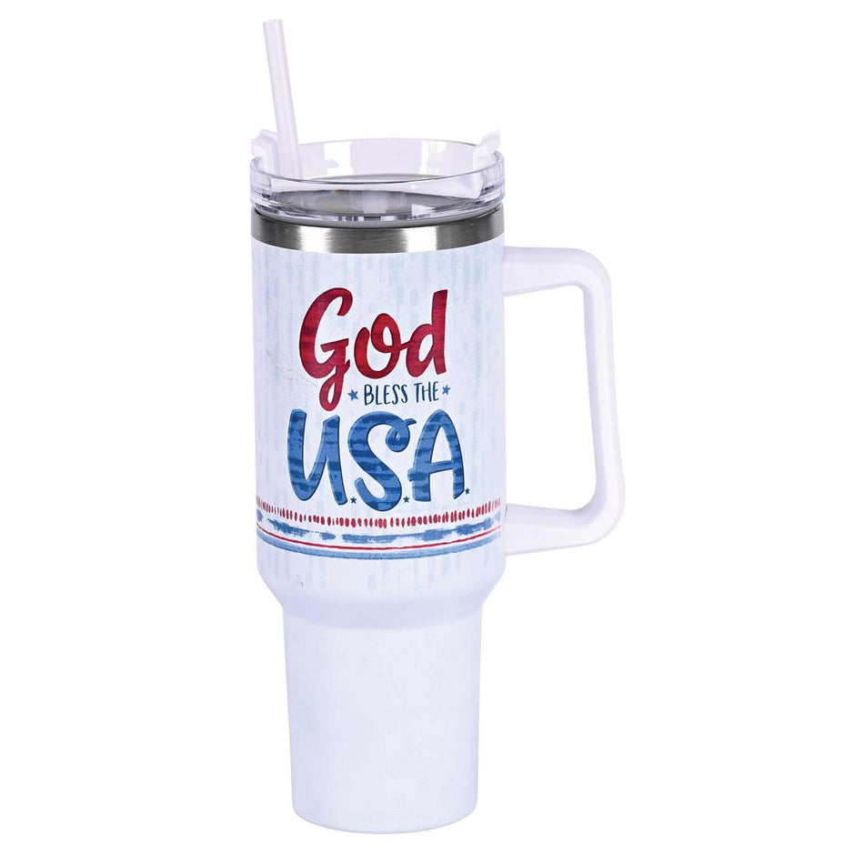 Tumbler God Bless The USA 40 Oz by Dicksons