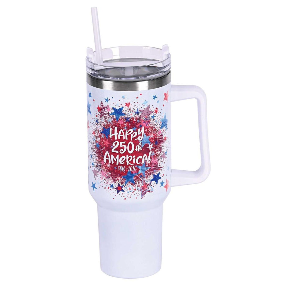 Tumbler Blessed Nation Happy 250th 40 Oz by Dicksons