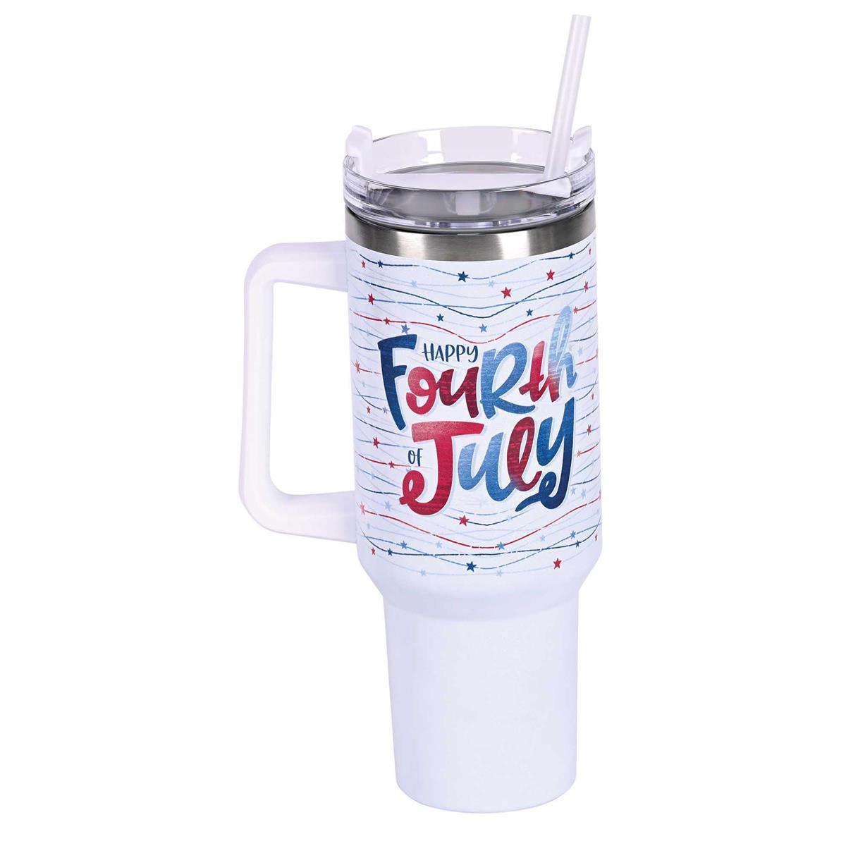Tumbler Happy Fourth Of July 40 Oz by Dicksons, product view 2