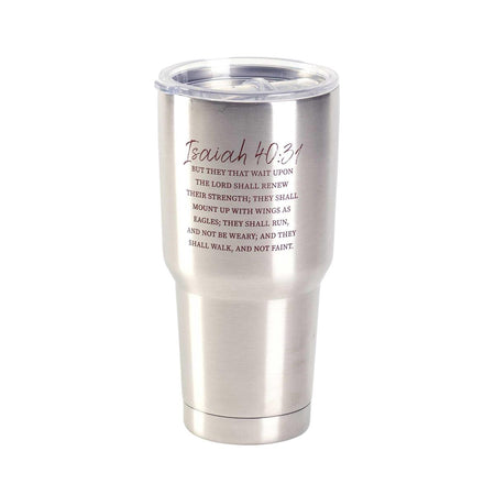 Tumbler Eagle Isaiah 40:31 30Oz by Dicksons, product view 2