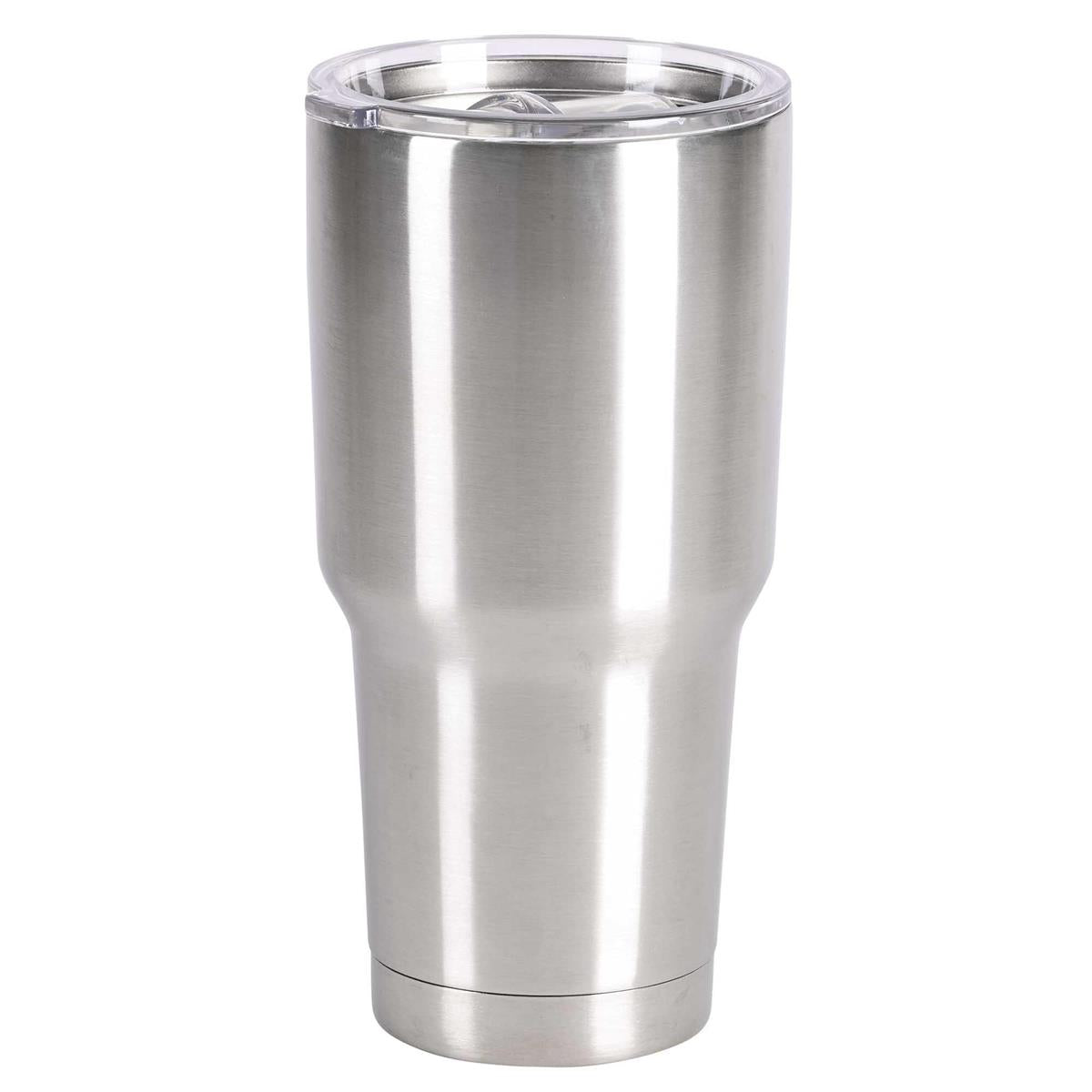 Faith As A Mustard Seed Silver Tone 30 Ounces Stainless Steel Travel Tumbler by Dicksons, product view 2