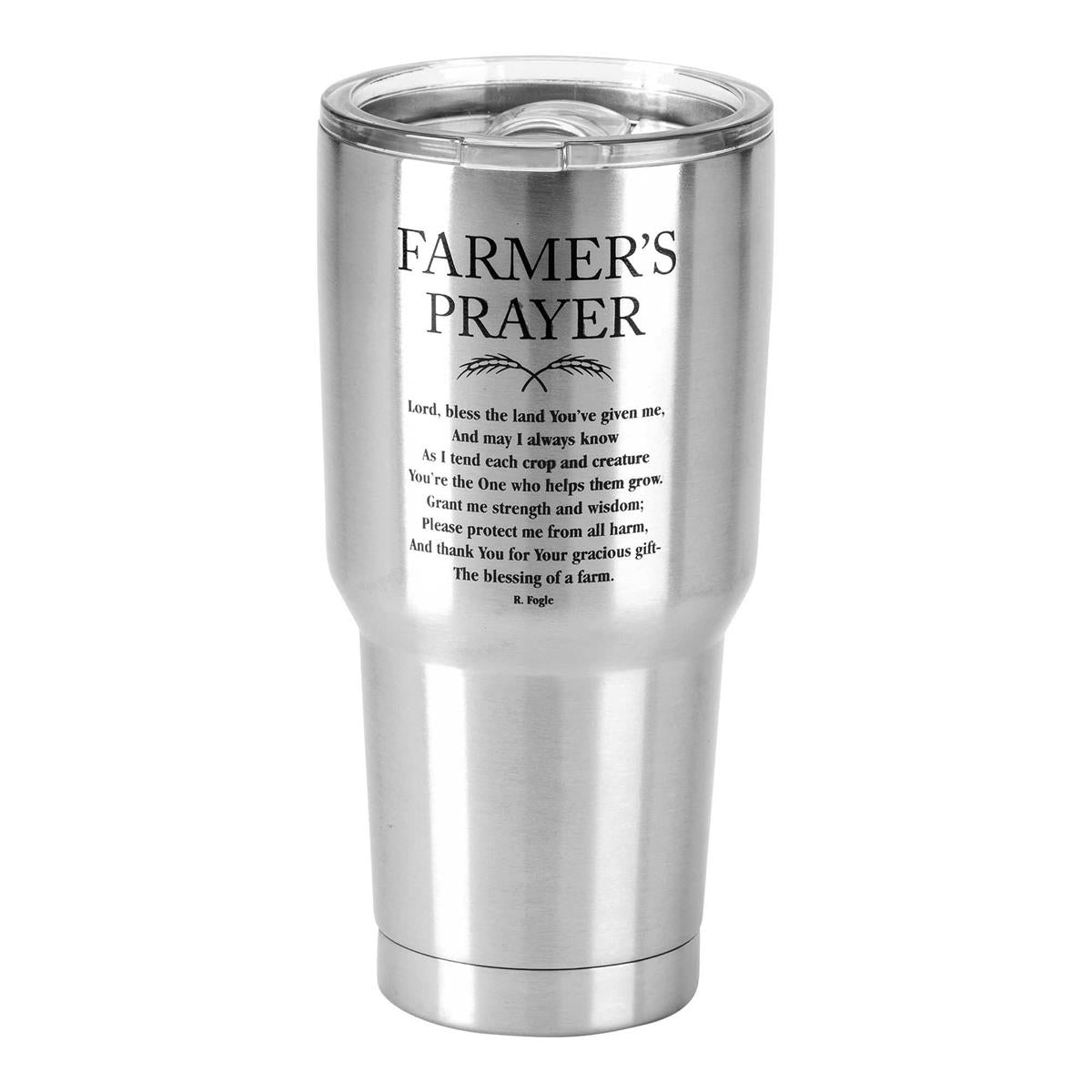 Farmers Prayer Blessings of A Farm 30 Oz. Stainless Steel Travel Tumbler by Dicksons