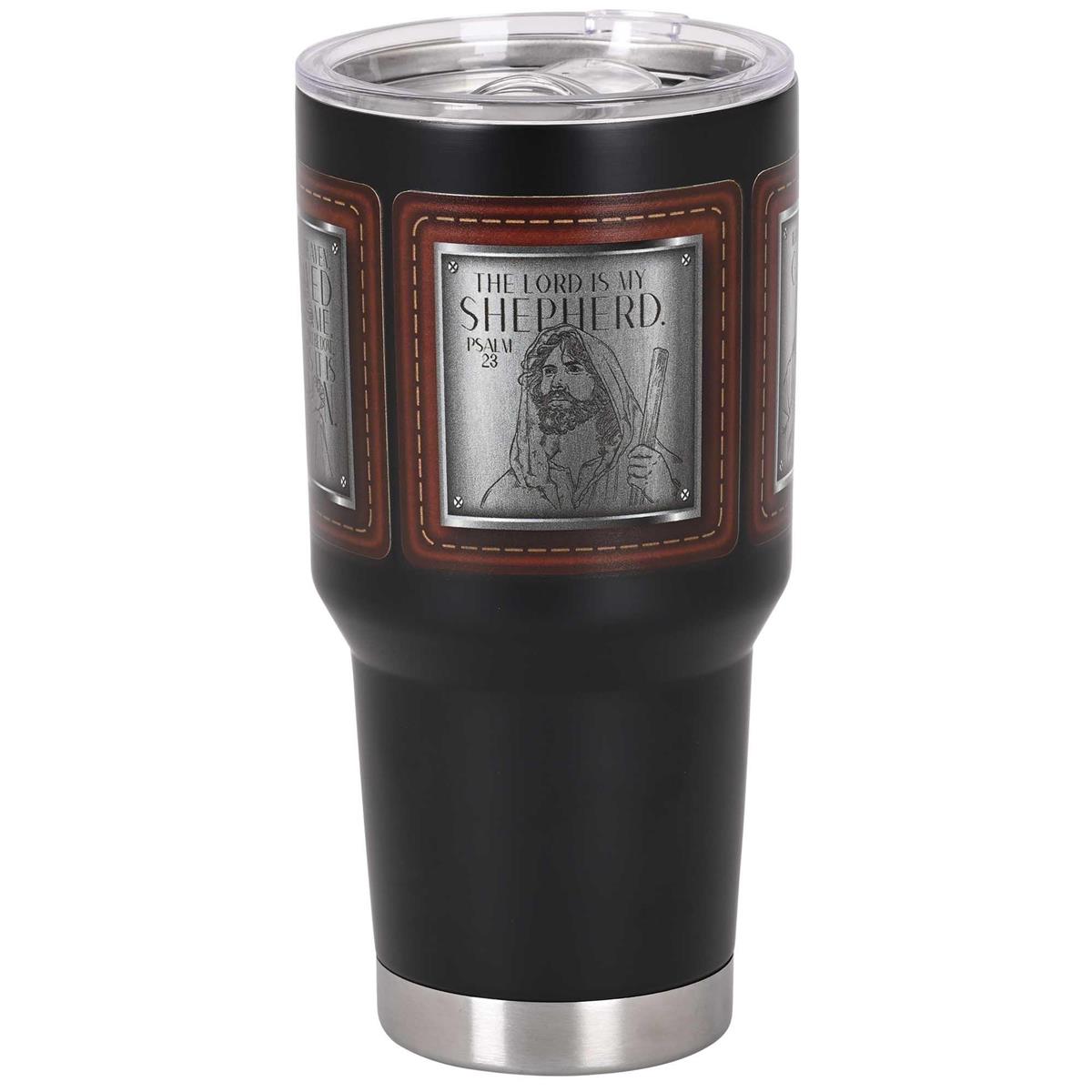 Tumbler Jesus Scriptures Black 30 Oz by Dicksons
