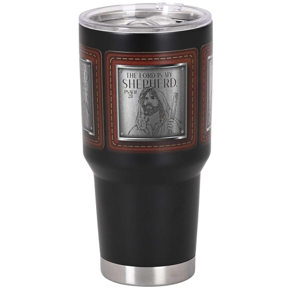 Tumbler Jesus Scriptures Black 30 Oz by Dicksons