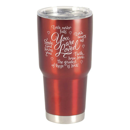 Tumbler You Are Loved Red 30 Oz by Dicksons