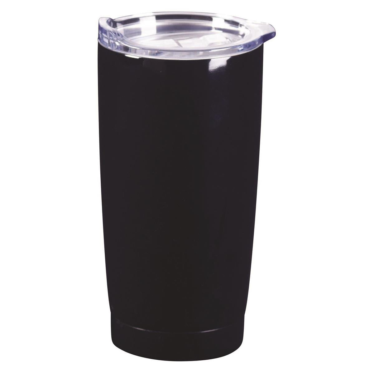 Black 20 ounces Stainless Steel Travel Tumbler Mug with Lid (SSTUMB-100) by Dicksons, product view 2