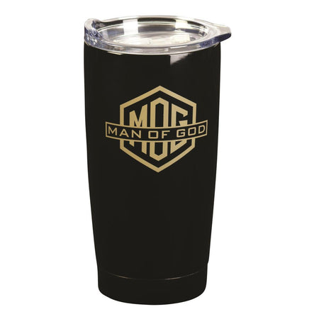 Tumbler Man Of God Black 20 oz by Dicksons