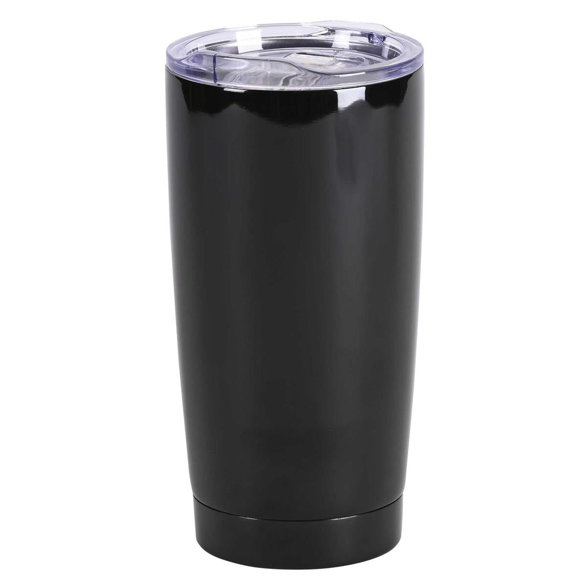 Black 20 Ounces Stainless Steel Travel Tumbler Mug with Lid (SSTUMB-124) by Dicksons, product view 2