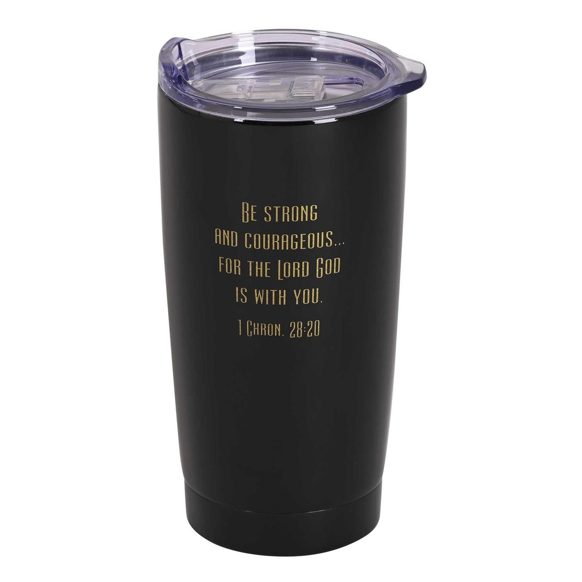 Tumbler Man Of God 20 oz Black by Dicksons, product view 2