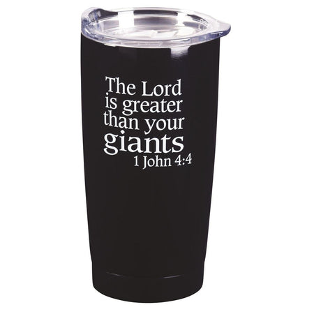 Black 20 ounces Stainless Steel Travel Tumbler Mug with Lid (SSTUMB-97) by Dicksons