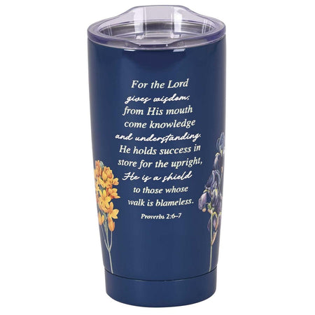 Tumbler Floral Scriptures 20 Oz by Dicksons, product view 3