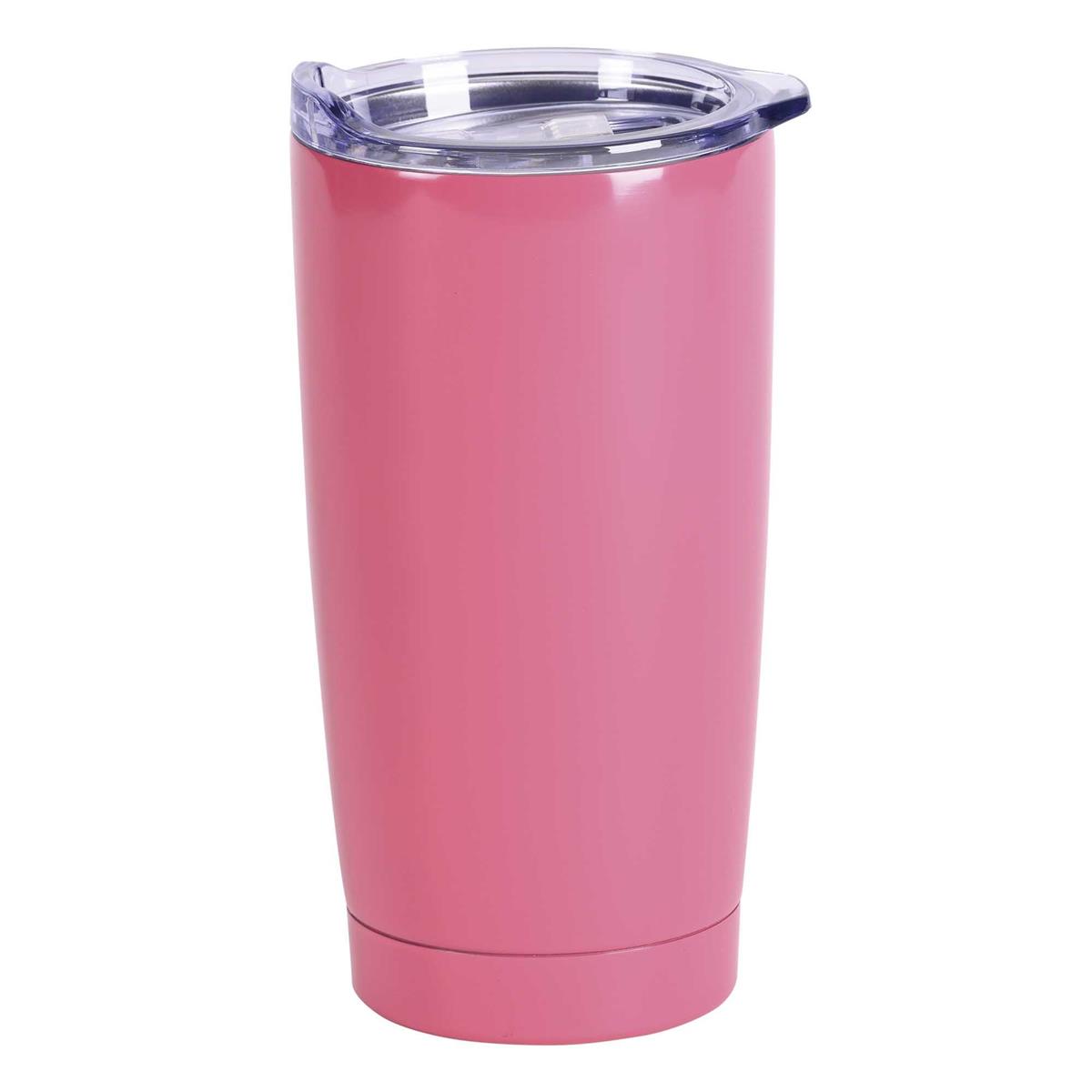 Tumbler Pray Trust Wait Pink 20 oz by Dicksons, product view 2