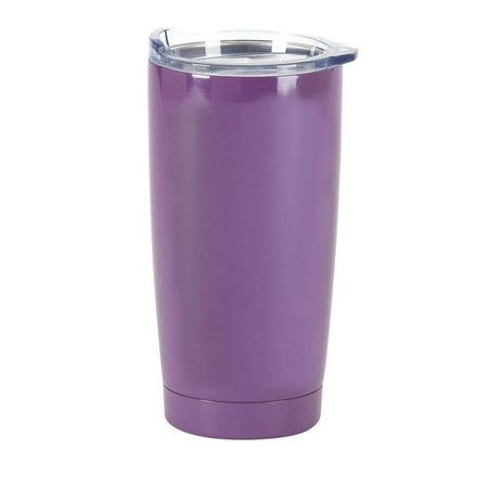Faith Definition Plum Purple 20 ounce Stainless Steel Travel Tumbler Mug by Dicksons, product view 2