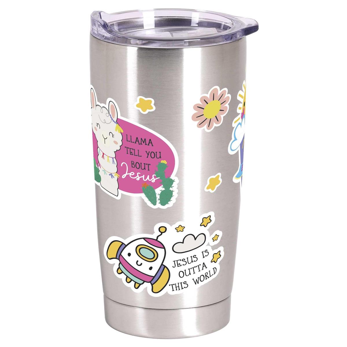 Tumbler Smile God Loves 20 Oz by Dicksons, product view 2