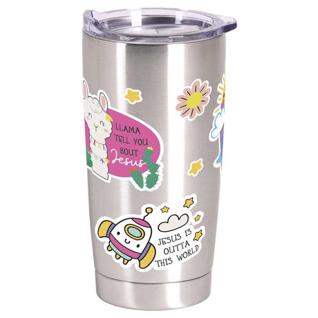 Tumbler Smile God Loves 20 Oz by Dicksons, product view 2