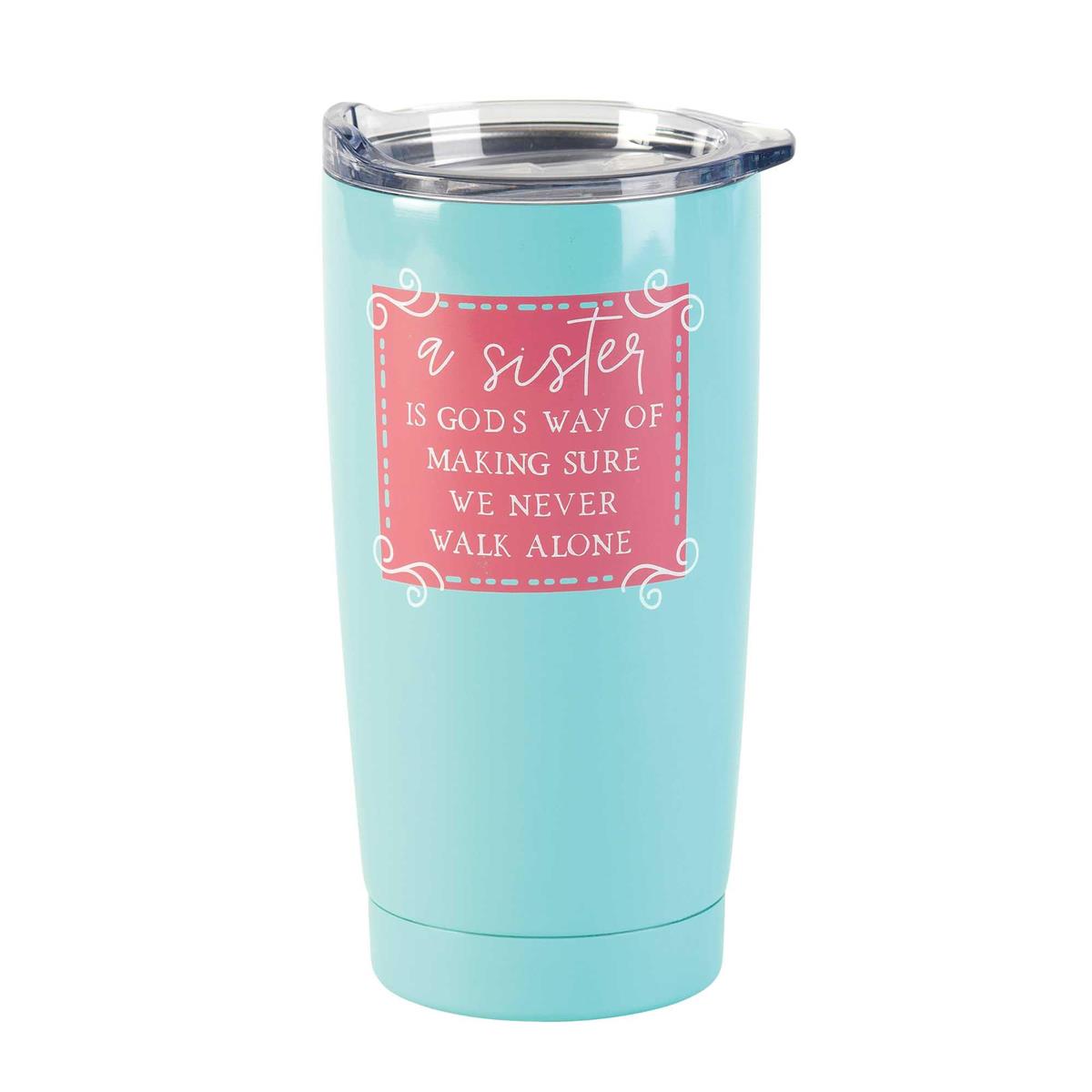 A Sister Is God's Way of Teal Tumbler by Dicksons