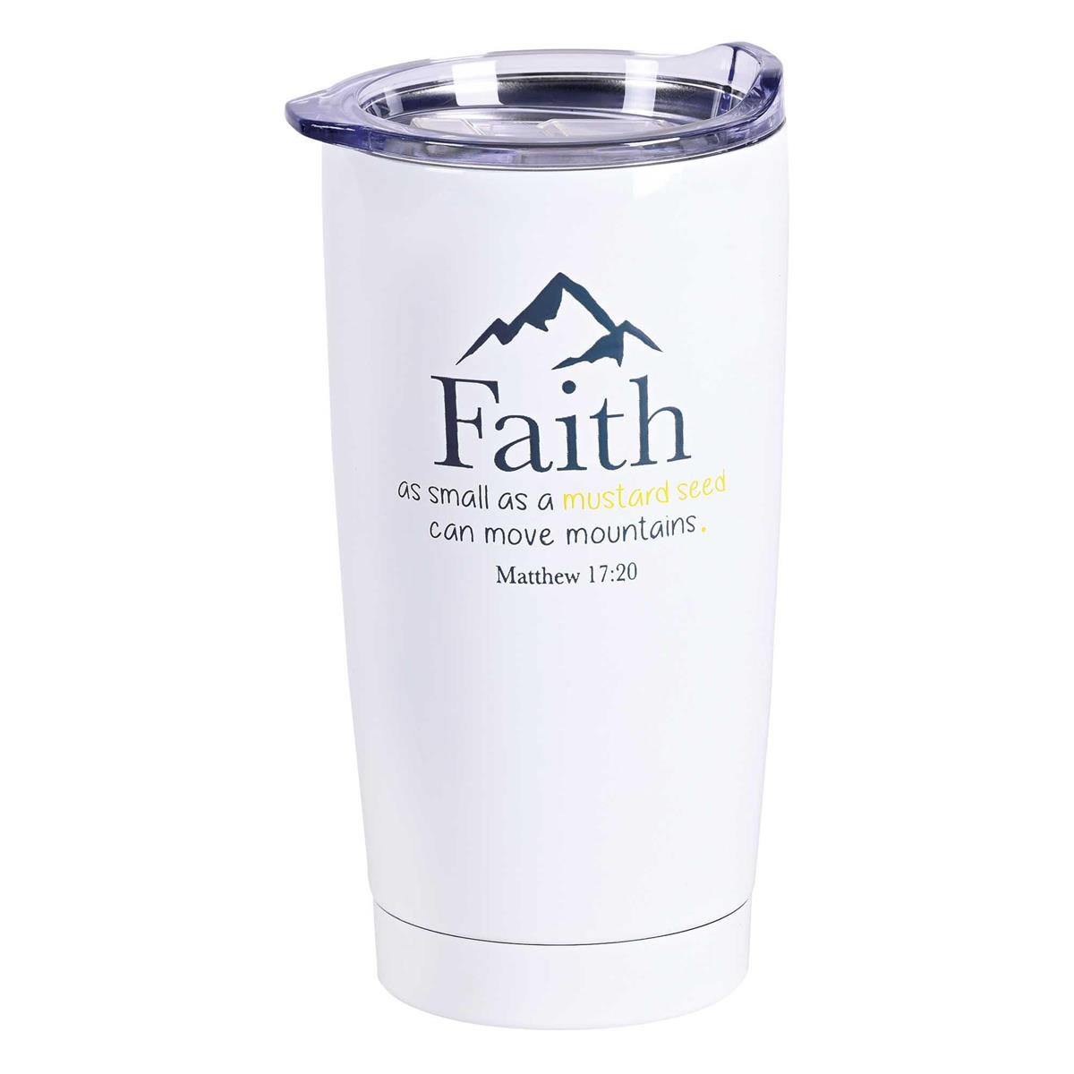 Tumbler Mustard Seed White 20 oz by Dicksons
