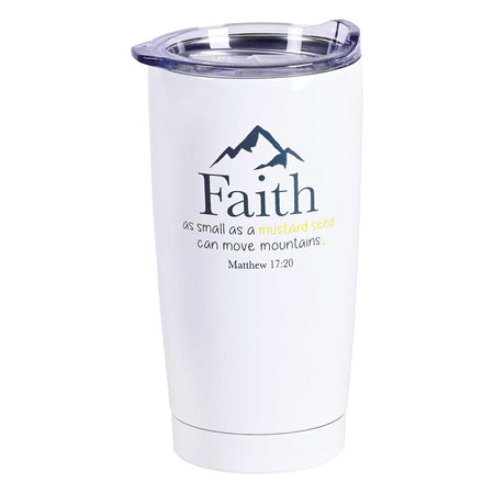 Tumbler Mustard Seed White 20 oz by Dicksons