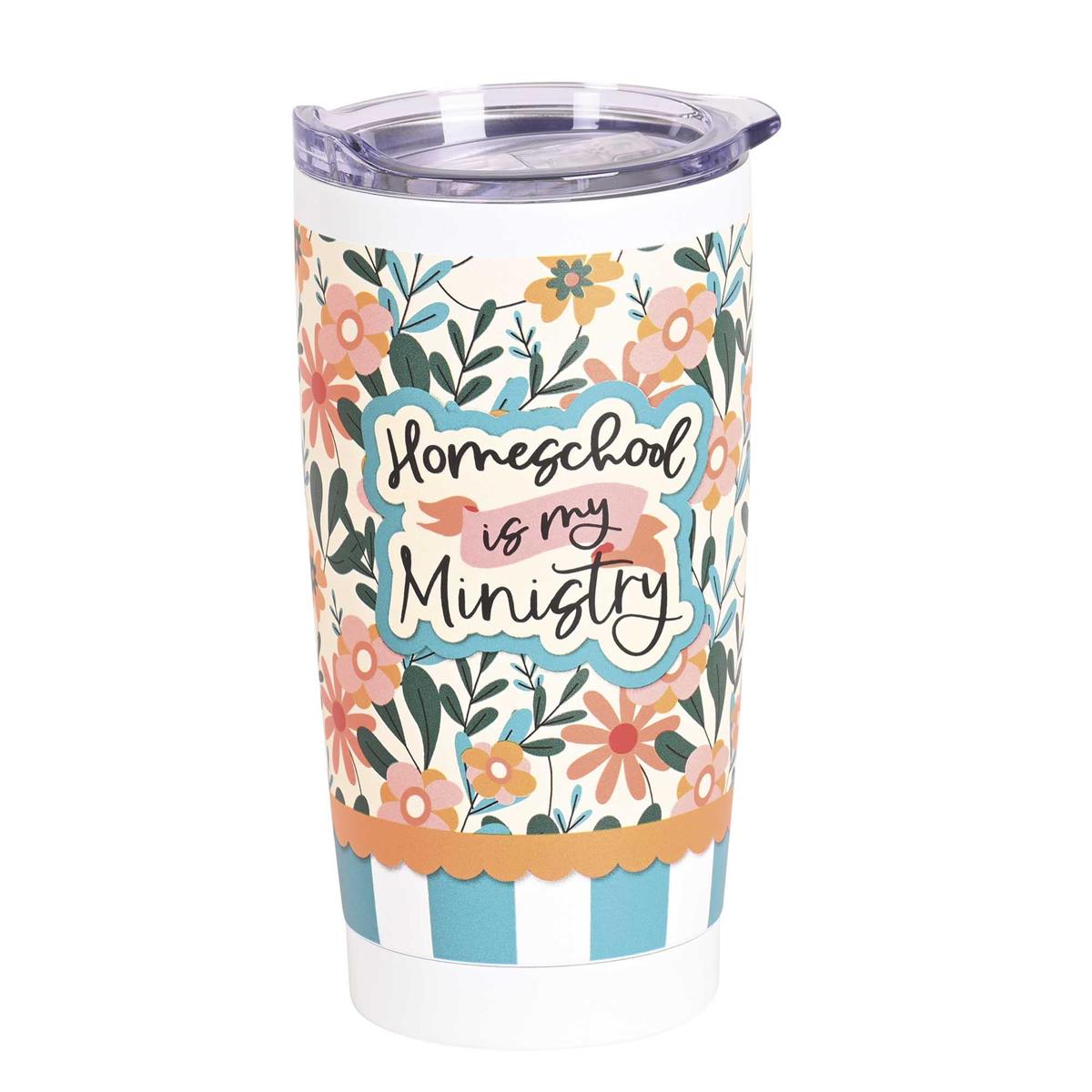 Homeschool Is My Ministry Psalm 119:105 Stainless Steel Travel Tumbler with Lid by Dicksons