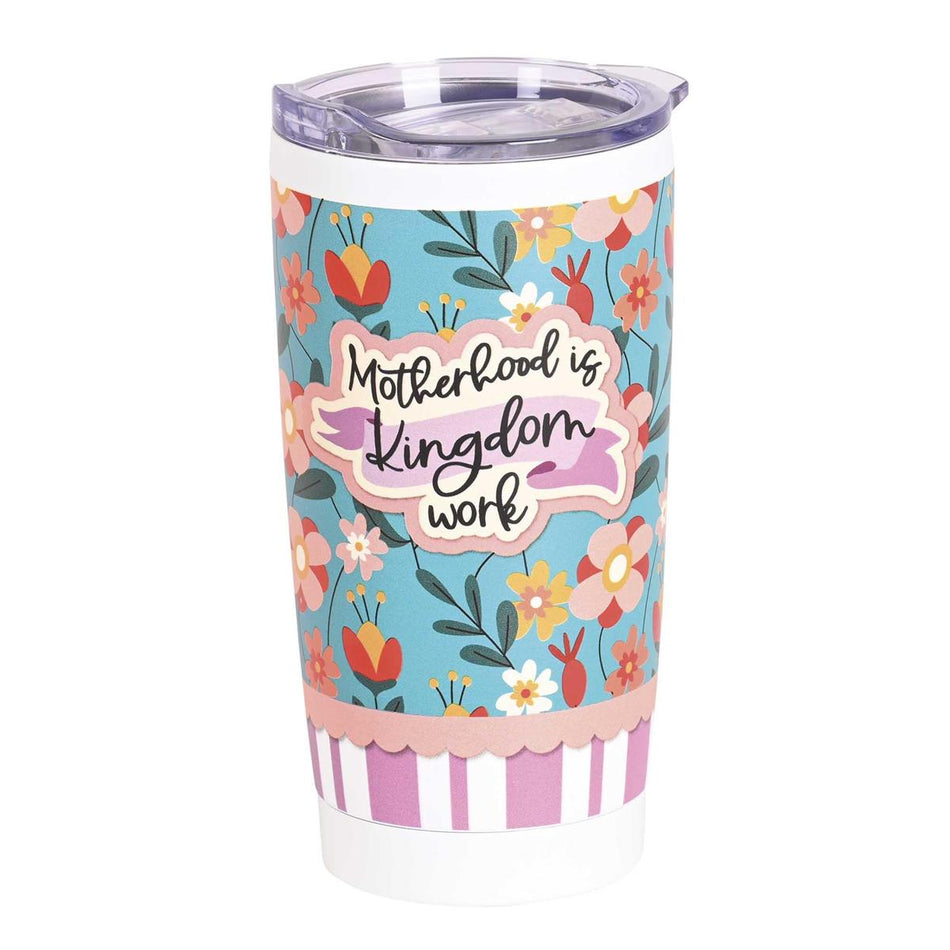 Motherhood Is Kingdom Work Proverbs 22:6 Stainless Steel Travel Tumbler by Dicksons