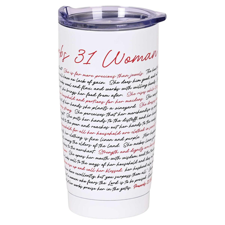 Tumbler Proverbs 31 Woman 20 Oz by Dicksons, product view 2