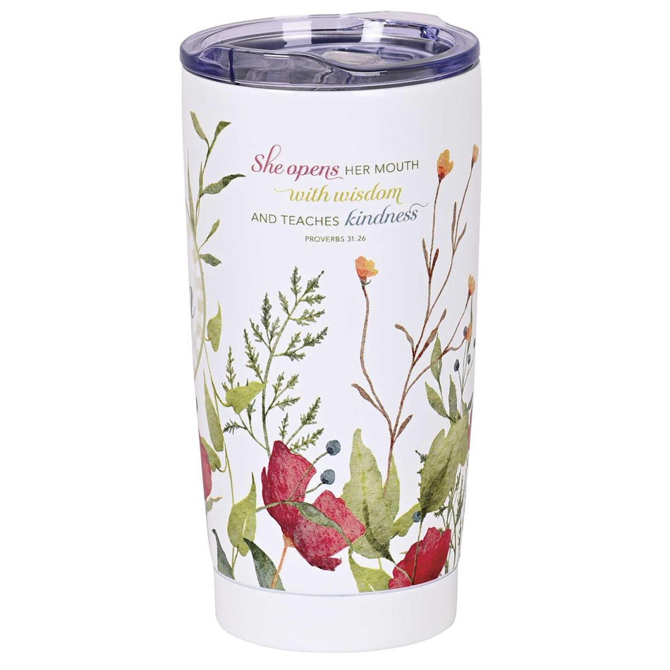 Inspirational Christian Travel Tumbler Cup, Hot or Iced Beverage (SSTUMW-192) by Dicksons, product view 2