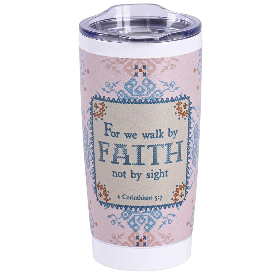 Tumbler We Walk By Faith Not By 20 Oz by Dicksons