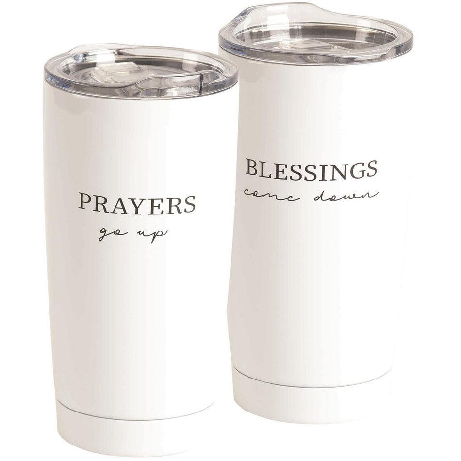 Prayers Go Up Stainless Steel Tumbler by Dicksons
