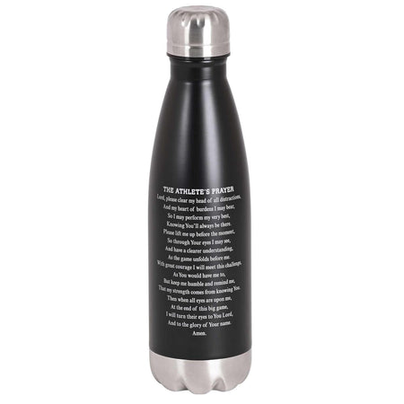 Water Bottle Jesus Name I Play Black by Dicksons, product view 2