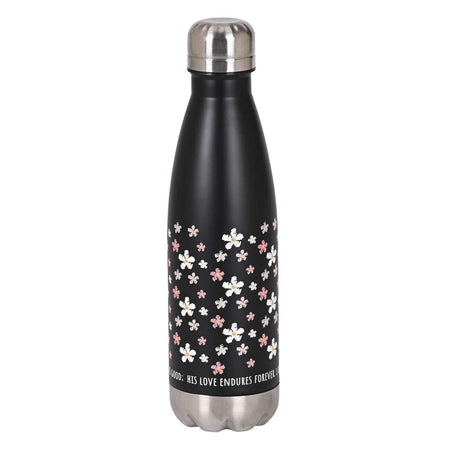 Water Bottle Floral Give Thanks 17 Oz by Dicksons, product view 2