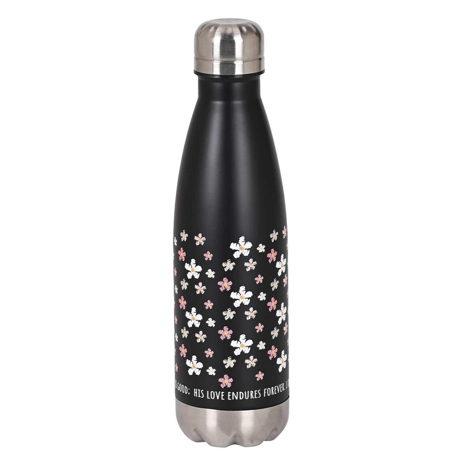 Water Bottle Floral Give Thanks 17 Oz by Dicksons, product view 2