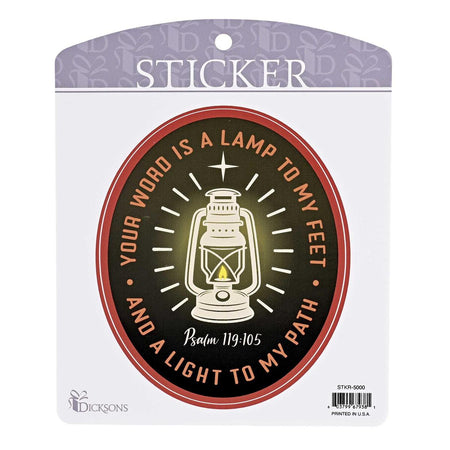 Sticker Lantern Your Word Is A Lamp by Dicksons