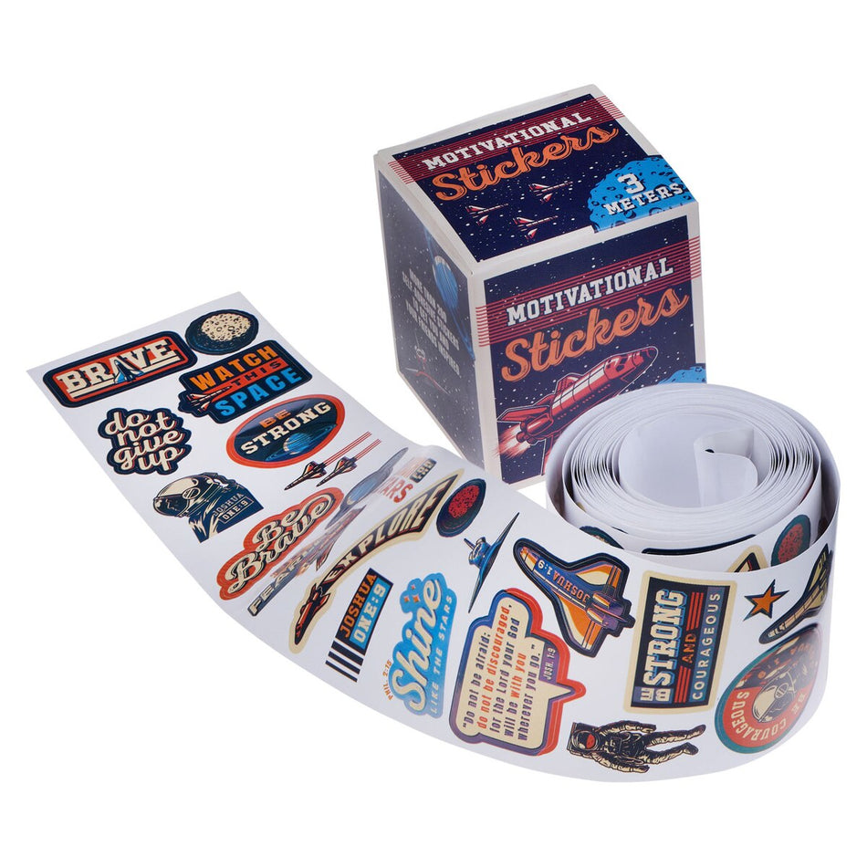 Be Strong and Courageous Sticker Roll - Joshua 1:9 by Christian Art Gifts, product view 2