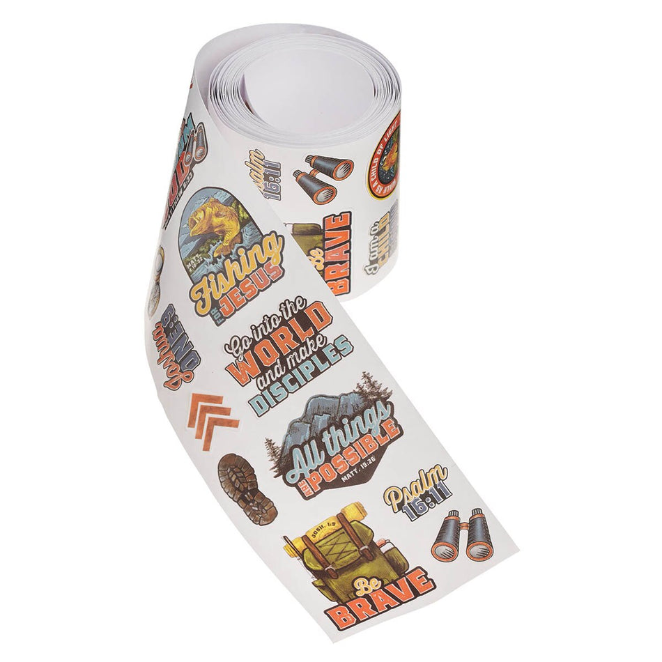Adventure with Jesus Sticker Roll by Christian Art Gifts, product view 2