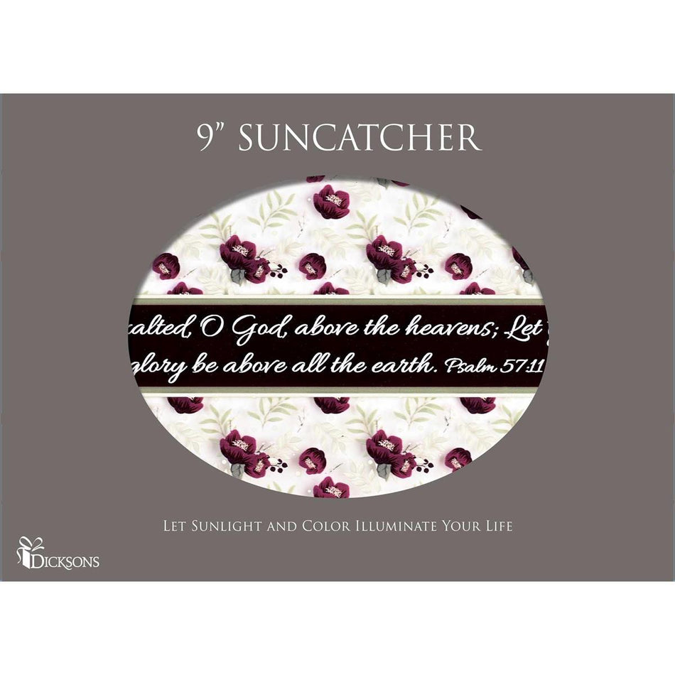 Be Exalted Let Your Glory Be Above The Earth White and Red 9 x 6 Metal by Dicksons, product view 2