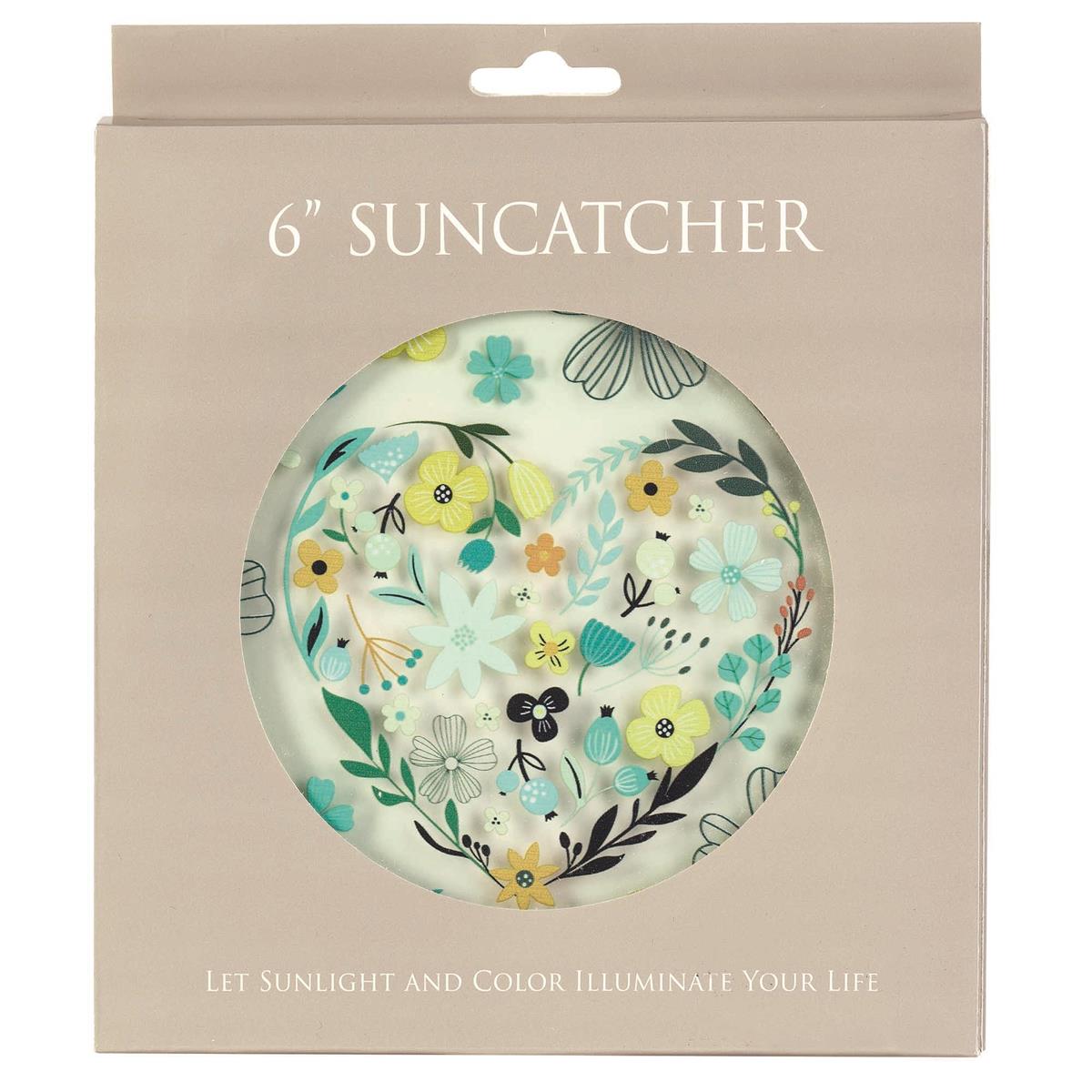 Suncatcher Floral Psalm 143:8 by Dicksons, product view 2