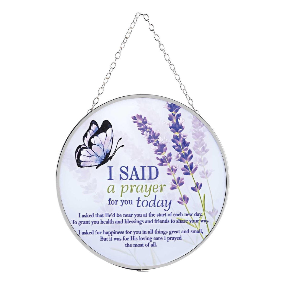 Lavender Flower Butterfly, I Said A Prayer by Dicksons